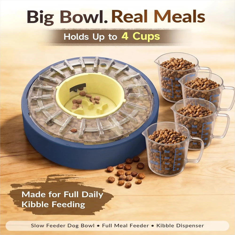 Spinning Dog Puzzle Feeder